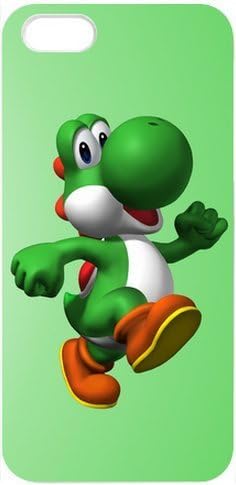 IPhone 5 Yoshi Case Super Mario World Yoshi Hard Cases Covers Green Black Colorful For Apple iPhone 5 at NewOne