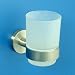 Hotel Glashalter mit Glas Messing vernick 778280 Dietsche