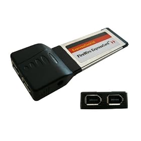 Carte Express Card (ExpressCard 34mm) - 2 Ports FireWire IEEE1394a - TEXAS INSTRUMENTS
