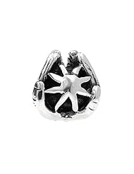 SilveRado(tm) MS265 Sterling Silver Sun in Hands  Bead / Charm