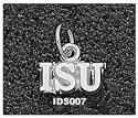 Idaho State Bengals Sterling Silver "ISU" 3/16" Charm