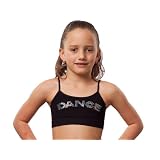 Dance Camisole Stretch Bra Top w/ Sequins