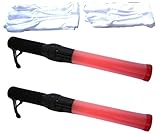 交通整理 LED 誘導灯 白手袋 2本 2双 セット イベント 運動会