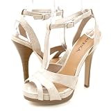 Paprika Newage Platform Pumps Taupe Patent