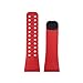 LifeTrak Reversible/Interchangeable ComfortFit Band, Black/Flame Red