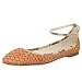 ALL BLACK Women's 8EU-22A-1 Ankle Strap Ballet Flat