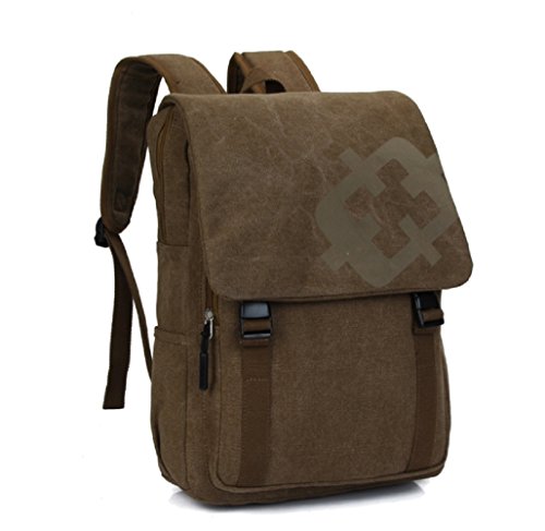 Nasis 2014 brand new Unisex Canvsa digital camera professional protection bag Camera Backpack Laptop Backpack Multi functions 50x28x18cm AL3013 (coffee)