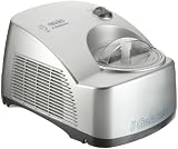 DeLonghi ICK 6000 Eiscremeautomat mit Kompressor, 700 Gramm, silber