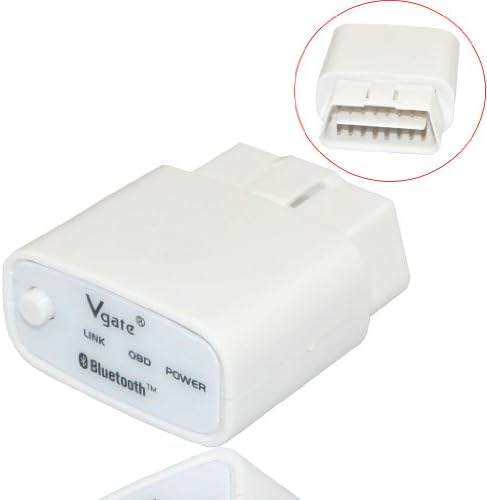 ERUSUN® Mini Vgate ELM327 Bluetooth ODB2 II Car Auto Diagnostics Scanner Tool Torque Android w/ Power Switch