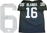 George Blanda ''HOF 81'' Autographed/Hand Signed Oakland Raiders Jersey (James Spence)
