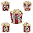 Disney Theme Park Exclusive 5-Pc. Mickey Mouse and Friends Popcorn Bucket Set.