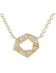Ron Hami "Orighami" Diamond Pendant Necklace, 16"