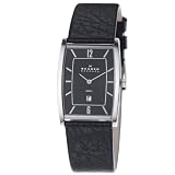 Skagen Homme en cuir Date montre Slim 294LSLB1