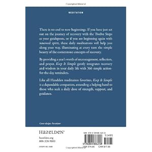Keep It Simple: Daily Meditations For Twelve-Step Beginnings And Renewal (Hazelden Meditation Series)