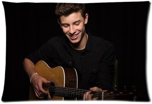 Custom Zippered Pillow Protector Pillowcase Shawn Mendes 20x30 inches