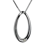 Hot Diamonds Orbit Silver and Diamond Pendant 45cm