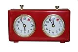 Professional Mechanical Chess Timer Clock - Red