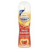 Durex Saucy Strawberry Play Lube, 50 ml