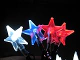 Smart Solar Star Lights - 45 LED Red, White and Blue Light String - B001M534EQ