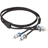 Scosche HeXaD9 HeXaD 9-Feet 2-Channel Twisted Rca With Metal Barrels