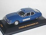ixo citroen sm gendarmerie 1973 police bleu 1/43 ixo voiture modÈle