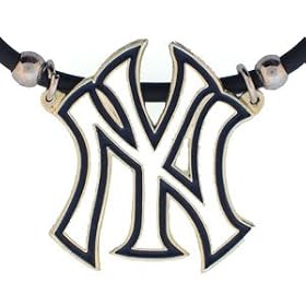 New York Yankees Logo Pendant Necklace - MLB Baseball Fan Shop Sports Team Merchandise