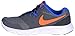 Nike Boys' Flex Experience 3 (GS) Running Shoes-Cool Gray/Hyper Crimson