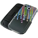 Rainbow Star SnapOn Phone Cover Protector Case AT&T Samsung Impression A877 ....