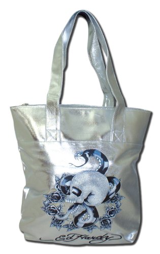 Ed Hardy Tasche Vegas Lady Shopper Silber