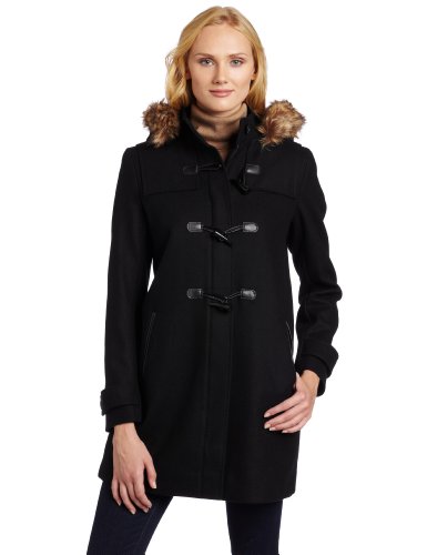 Tommy Hilfiger Women's Hooded Toggle Coat 