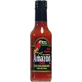Amazon Pepper Fiery Red Hot Sauce 5.6 fl oz by 