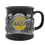 Los Angeles Lakers 8oz Black VIP Coffee Mug - B0009V8B2O