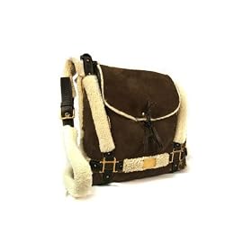 Dolce & Gabbana Dark Brown Suede Handbag