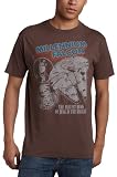 JUNK FOOD CLOTHING Young Men's Star Wars Millenium Falcon T-Shirt,Sable,Medium