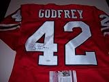 Randall Godfrey Autographed Jersey - Georgia Bulldogs cowboys Jsa coa - Autographed NFL Jerseys