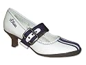 s.Oliver Blau weiße Pumps Damenschuhe Markenschuhe Pumps Schuhe - weiss
