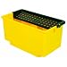 Continental CB-5YW, 5 Gallon ErgoWorx Solution Bucket with Yellow/Black Screen (Case of 1)