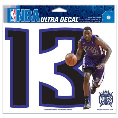 Tyreke Evans - Sacramento Kings 5x6 Cling Decal