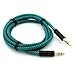 SELNA Green Tangle Free Braided Wire Car Audio Stereo Aux Cable Auxiliary Adapter for iPhone 6 / 6 Plus 5S 5C 5 4S Samsung Galaxy S5 S4 S3 S2 Mini Active Sport - Galaxy Note 4 3 2 1 Edge - LG G2 G3 Vigor Optimus L90 - Google Nexus 6 5 4 - HTC ONE M8 / E8 / Max / Remix / Desire RS.1549.00