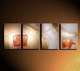 Modern Oil Painting on Canvas Stretched-framed Ready to Hang - ytth050
