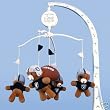 Mascotopia Sports Team Crib Mobile - Oakland Raiders