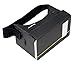 Blisstime Google Cardboard 3d Vr Virtual Reality DIY 3D Glasses for Smartphone 3.5--6 Inch Screen(black cardboard with NFC and headband)