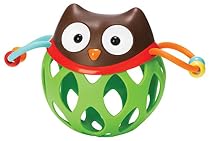 Skip Hop Baby Explore and More Roll Around Toy Rattle for Infants, Owl
