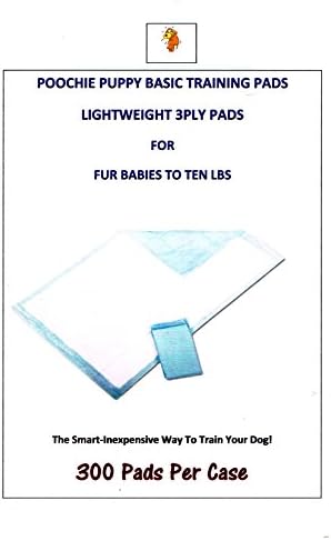 600ct 17x24" 3-Ply Basic Training Economy Poochie Pads For up to 10lb Dogs FREE SAMPLES/