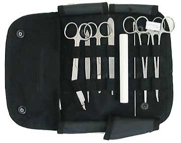 HealthPersonalCare: Molle Military Field Medic Surgical Instrument Kit  Blk