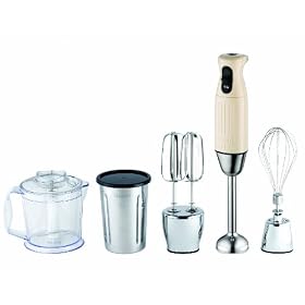 Dualit 88822 Hand Blender Gift Set in Cream