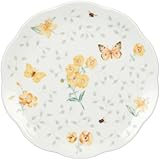 Lenox Butterfly Meadow Dessert Plates, 8-Inch, Assorted Colors, Set of 4