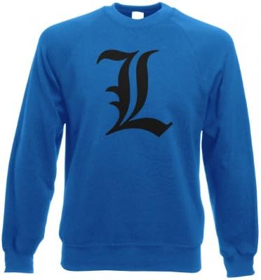 \'L\' Adult Crewneck Sweatshirt - Death Note Small Royal
