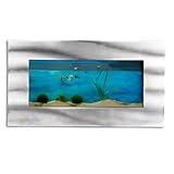 Wandaquarium 590x325x110mm T�V GS CE ROHS Komplett XXL Zubeh�r Set Nano Aquarium Pumpe IPX8 Norm Leuchte uvm