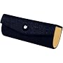 Kingsley Lipstick Case with Mirror Denim